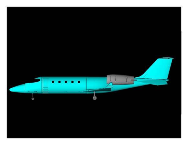 3ds lear 60-xr - Lear_60-XR.sat, .dwg, .3dm, .3ds, .dxf(zip) by RodgerSaintJohn